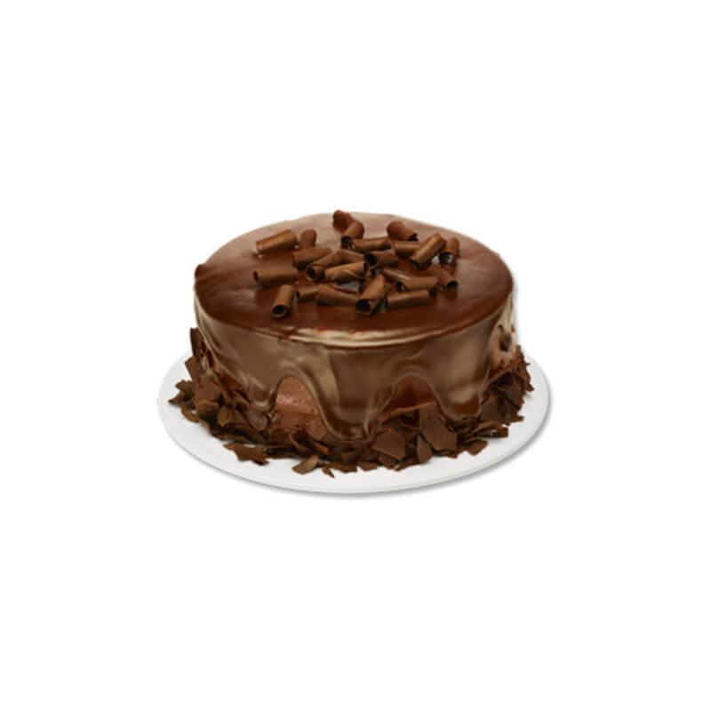 One Layer Decorated Chocolate Cake 1.3 lb